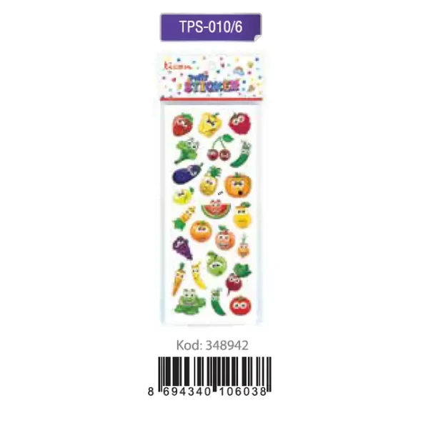 Ticon Puffy Sticker Sebze Tps-010/6