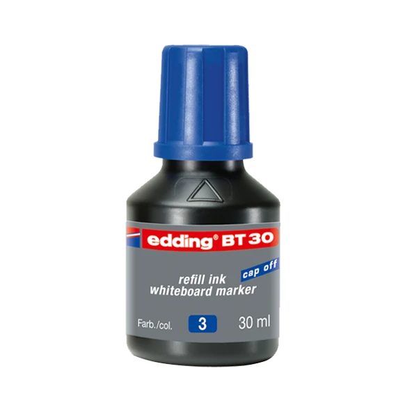 Edding Tahta Kalem Mürekkebi Damlalıklı 30 ML Mavi BT30--10 LU ürün görseli