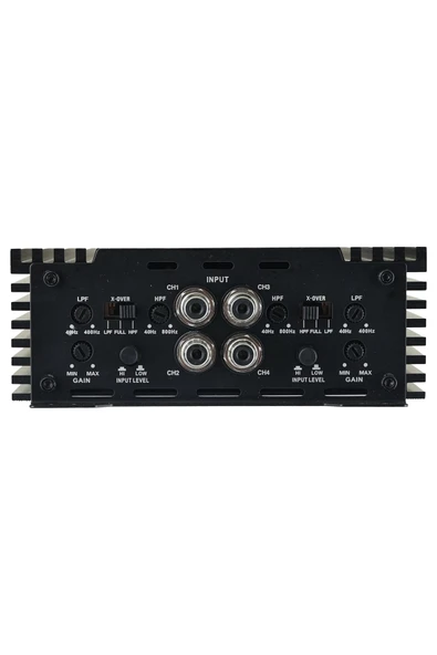 Reiss RS-P4200.4 4KANAL EFSANE SERİ OTO AMFİ ANFİ 4CH-4 OHM 200W-RMS 4 OHM BRIDGED 2CHx600W - 3