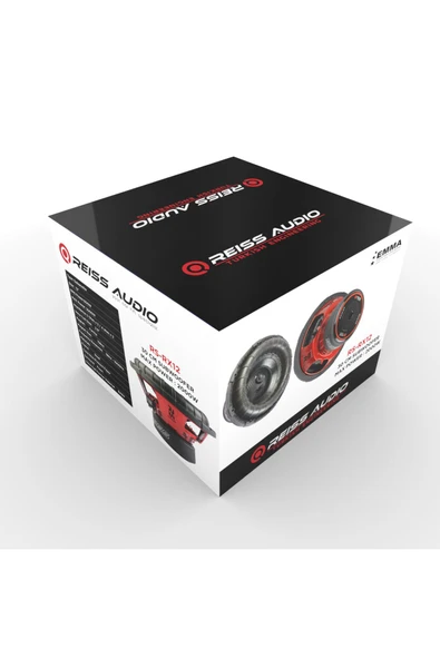 REISS AUDIO RS-RX12.D2 30 CM SUBWOOFER BAS ÇİFT BOBİN 2 OHM 2000 WATT MAXİMUM POWER - 5