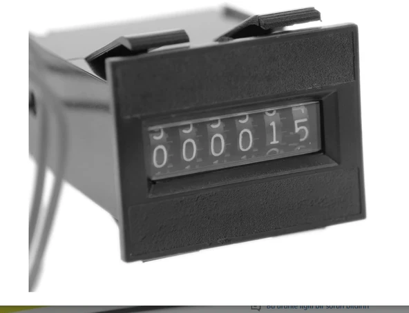 6 basamaklı elektromanyetik darbe ve olay sayacı - 3