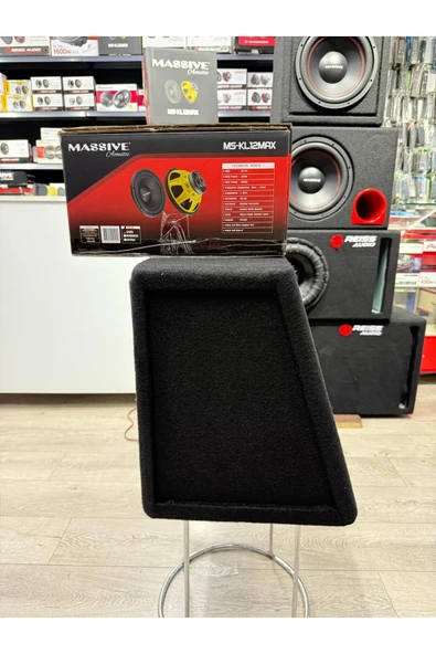 Massive Ms-KL12Max L Port Kabinli 30 Cm Subwoofer Bas 1500Wat 400W Rms bufır - 3
