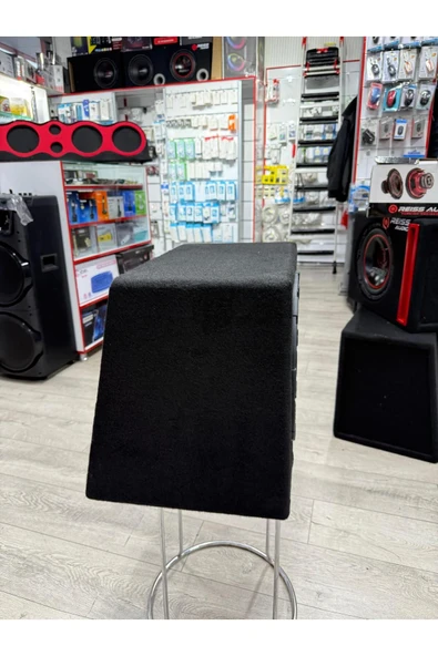 Reiss Audio Rs-GH12 Çift Bobin Kare Mini Kabinli 1400Wat 350W Rms 30 Cm Subwoofer Bas - 6