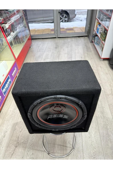 Reiss Audio Rs-GH12 Çift Bobin Kare Mini Kabinli 1400Wat 350W Rms 30 Cm Subwoofer Bas - 8