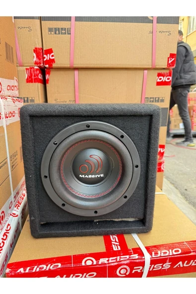 Massive Ms-NEO8 Yer Kaplamaz Mini Kabinli 1000Wat 300W Rms 20 Cm Subwoofer minik dev Bas - 5