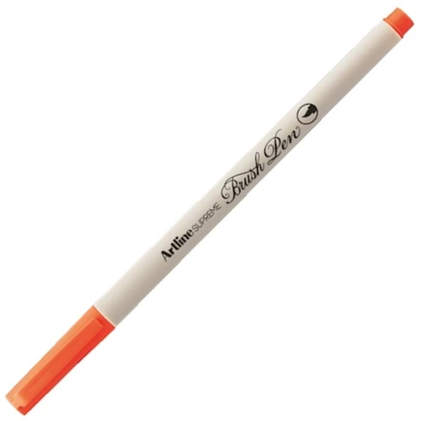 Artline Supreme Brush Uçlu Kalem Fosforlu Turuncu (12 li paket) LV-A-EPFS-F FLO ORANGE