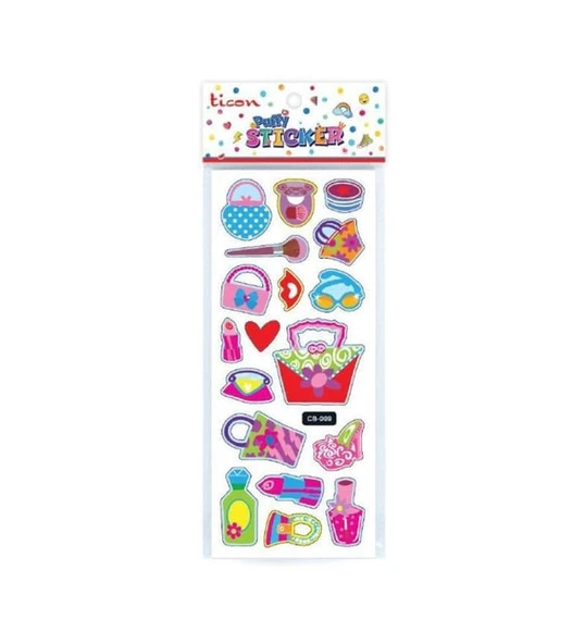 Ticon Puffy Sticker Makyaj Seti Tps-009/09