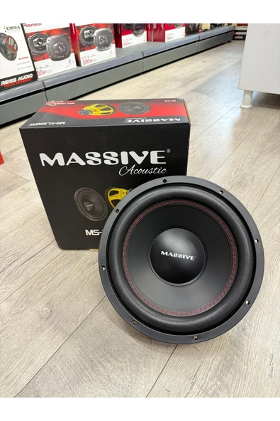 Massive Ms-KL12Max L Port Mini Kare Kabinli 30 Cm Subwoofer Bas 1500Wat 400W Rms bufır - 2
