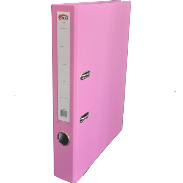 Elba Büro Klasör Dar Plastik Pembe - 2