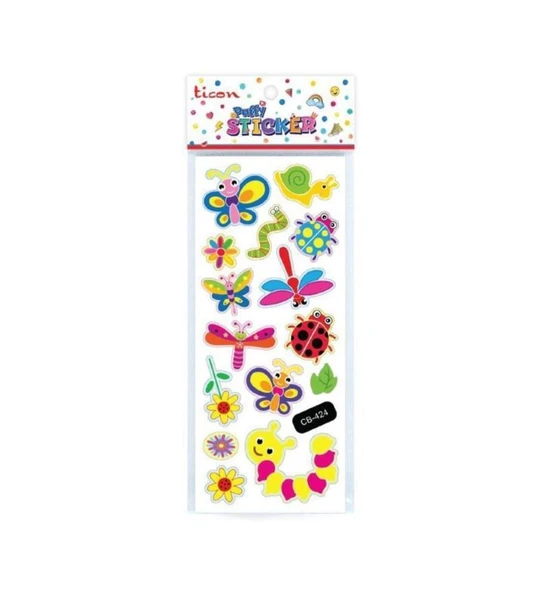 Ticon Puffy Sticker Hayvan Figürleri Tps-007/13