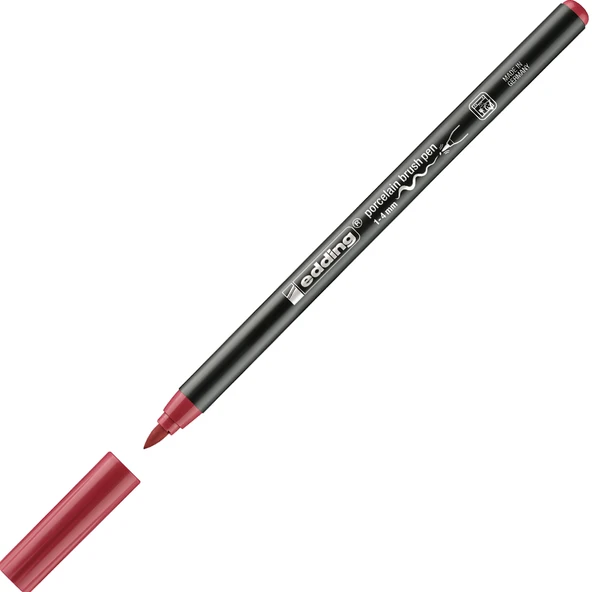 Edding Porselen Kalemi Fırça Uçlu 1-4 MM Karmina 4200-10-PKT