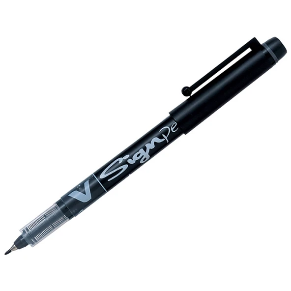 Pilot Roller Kalem Signo Pen İmza Kalemi Siyah SW-VSP-B-12-PKT ürün görseli