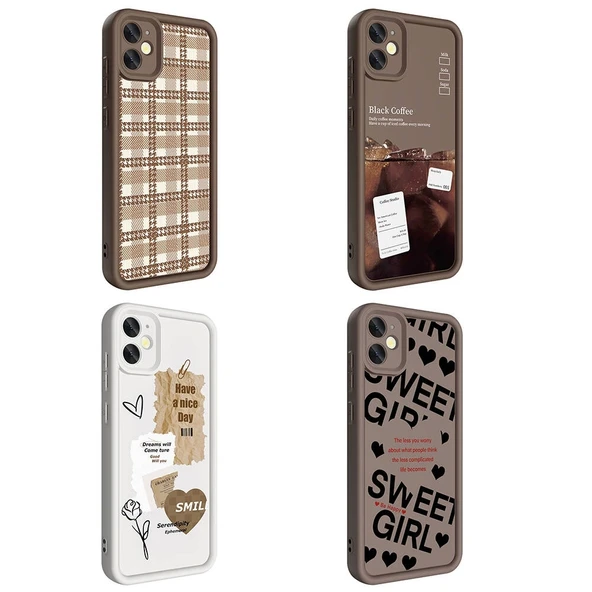 Apple iPhone 11 Kılıf Kamera Korumalı Baskılı Arka Yüzey Zore Klas Kapak - Resim 9