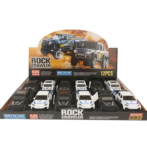 Ctoy Polis Araba Sürtmeli Pikap CTOY-2107-12-PKT