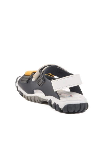 Ayakmod Lacivert Gri Cırtlı Erkek Çocuk Spor Sandalet 173110 P - 4