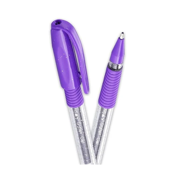 Pensan Jel Kalem Jely Glıtter Simli Violet 2800-12-PKT ürün görseli 1