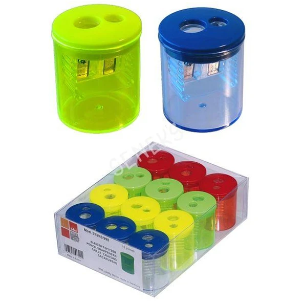 Eisen Kalemtıraş Yuvarlak Çiftli Hazneli 513-12-PKT