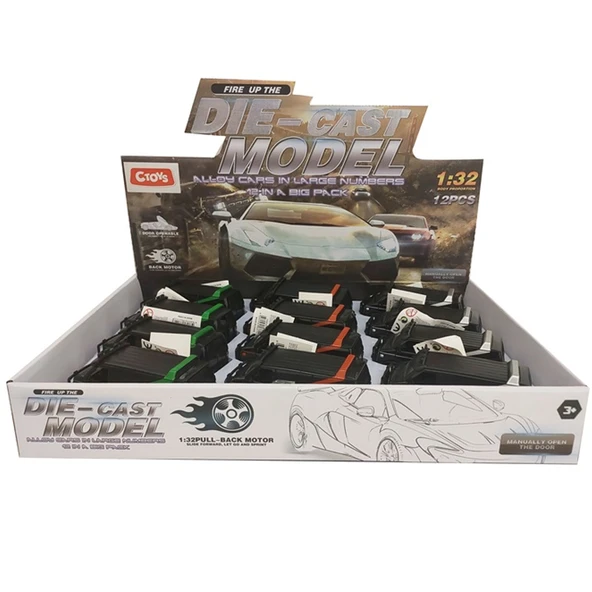 Ctoy Oyuncak Çek Bırak Vip Araç CTOY-K174A19-12-PKT