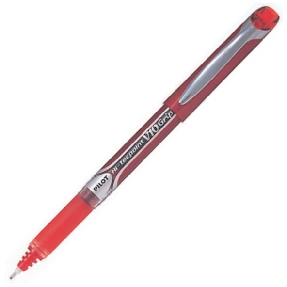 Pilot Roller Kalem V10 Grip 1.0 MM Kırmızı BXGPN-V10-R-12-PKT ürün görseli