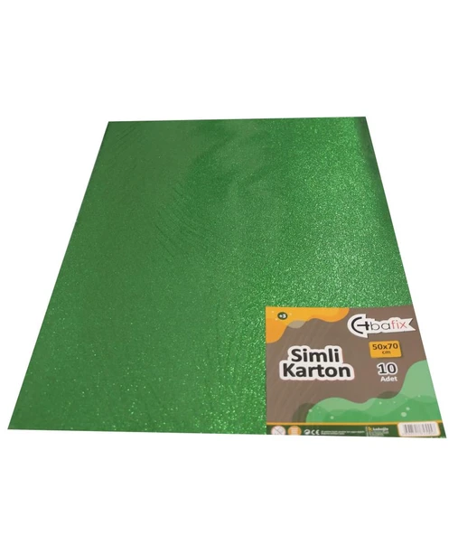 Bafix Simli Karton 50x70 Yeşil-10-PKT