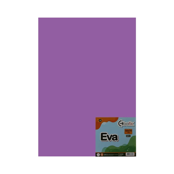 Bafix Eva Düz Renk 50x70 Mor-10-PKT