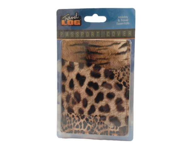 PASAPORT KILIFI,LEOPAR DESENLİ 20X12X1CM - 3