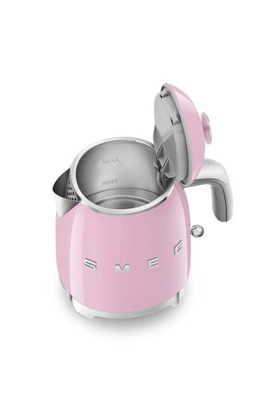 SMEG 50's Style Retro Serisi Mini Su Isıtıcı / Kettle Pembe - 3