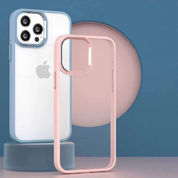 Apple iPhone 14 Pro Max Kılıf Zore Krom Kapak - 5