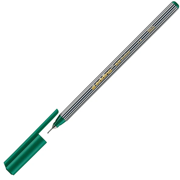 Edding İnce Uçlu Keçeli Kalem 0.4 MM Yeşil ED55-10-PKT