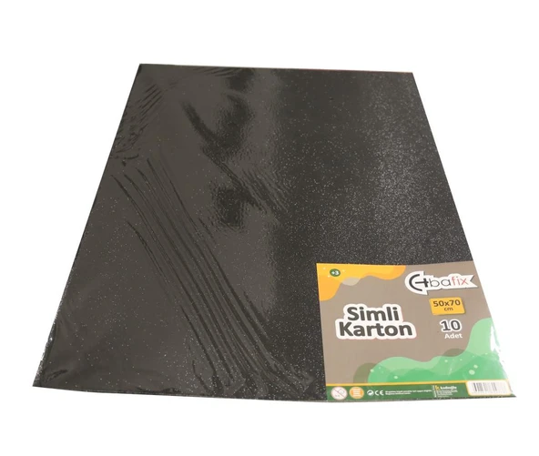 Bafix Simli Karton 50x70 Siyah-10-PKT
