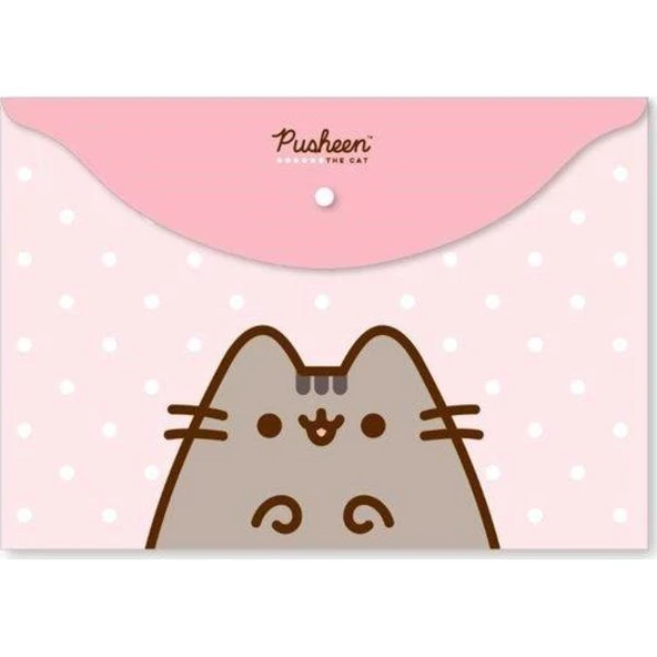 Keskin Color Çıtçıtlı Dosya Plastik Pusheen A4 120770-10