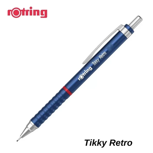 Rotring Versatil Kalem Tıkky Retro Metalik Mavi 0.5 MM 2202566-12-PKT