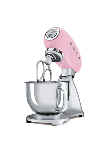 SMEG 50's Style Retro Serisi Stand Mikseri Hamur Yoğurma Makinesi Pembe - 2