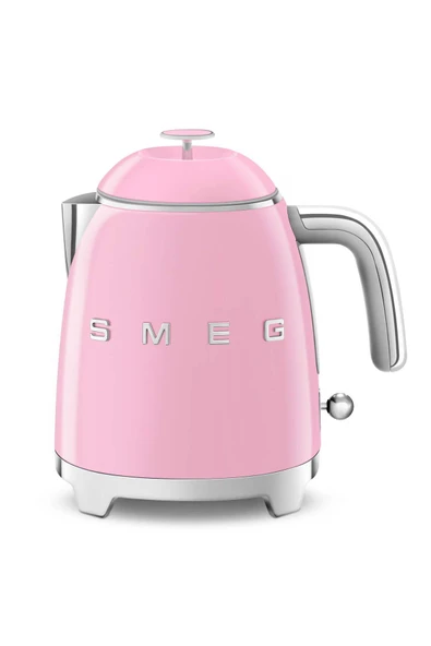 SMEG 50's Style Retro Serisi Mini Su Isıtıcı / Kettle Pembe