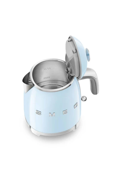 SMEG 50's Style Retro Serisi Mini Su Isıtıcı / Kettle Mavi - 3