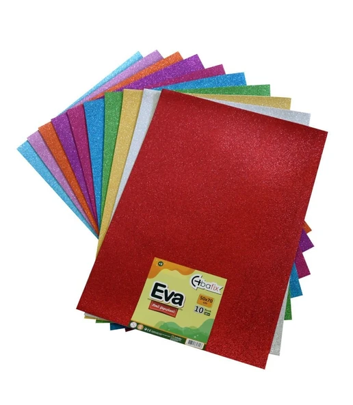 Bafix Eva Yapışkanlı 50x70 10 Renk Karışık-10-PKT