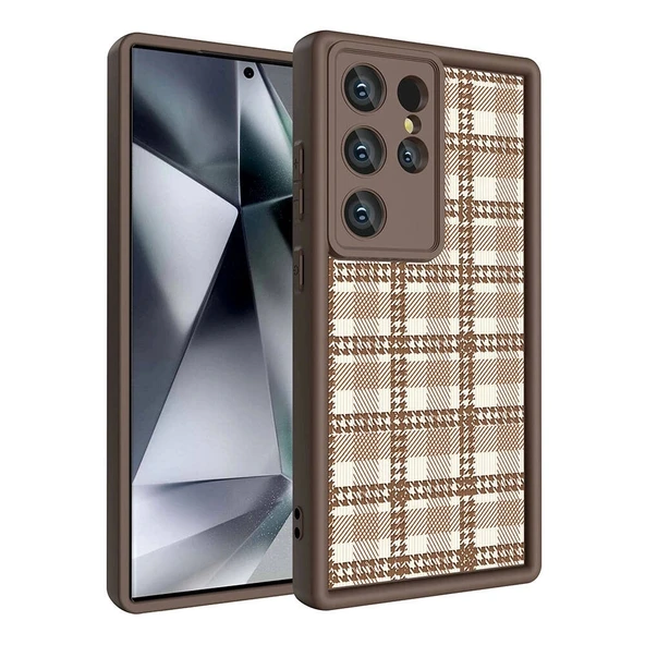 Galaxy S24 Ultra Kılıf Kamera Korumalı Baskılı Arka Yüzey Zore Klas Kapak - Resim 4