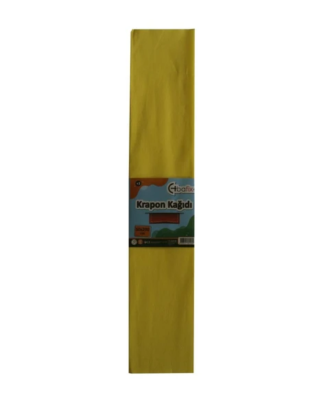 Bafix Krapon Kağıdı 10 LU 50x200 CM Sarı-10-PKT