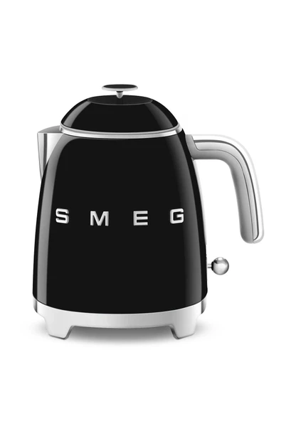 SMEG 50's Style Retro Serisi Mini Su Isıtıcı / Kettle Siyah