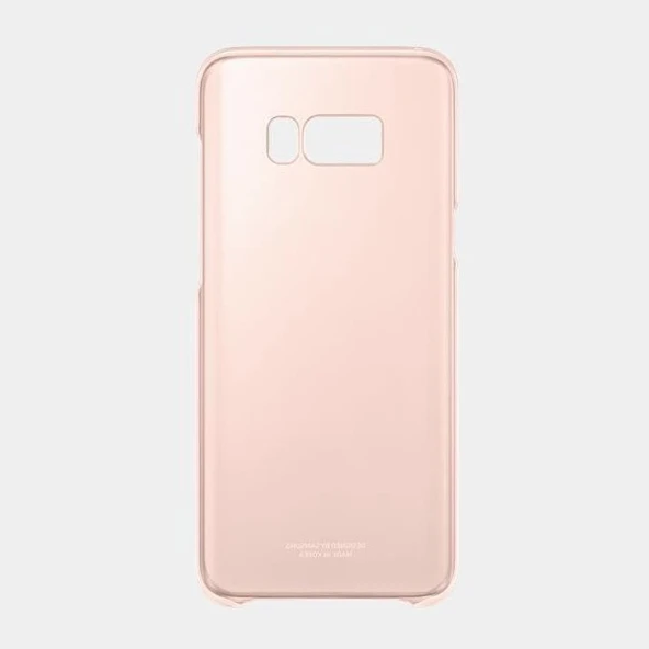Galaxy S8+ ile Uyumlu Şeffaf Koruyucu Kılıf Pembe EF-QG955CPEGWW ürün görseli 1