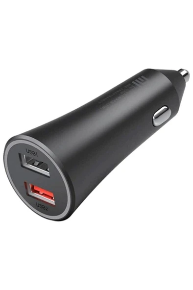 Xiaomi 2022 2 Usb Hızlı Araç Şarjı Cihazı Çakmaklık - Mi Car Charger 2xusb 37w -
