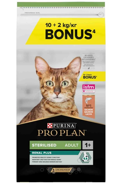 Pro Plan Somonlu Kısırlaştırılmış Kedi Maması 10+2 Kg ürün görseli