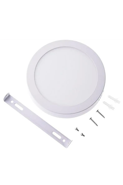 CATA CT-5271 25W Panel LED Armatür Beyaz Yuvarlak Sıva Üstü metal kasa Beyaz Işık 6400k - 2