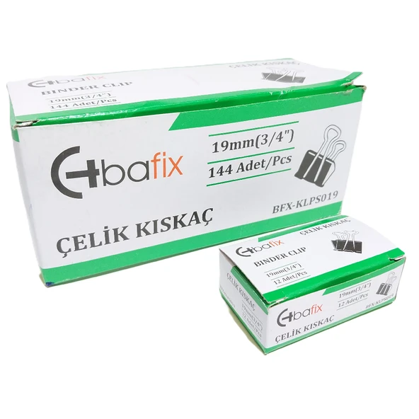 Bafix Kıskaç (Klips) Çelik 19 MM Bfx-Klps019 - 2