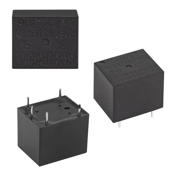 Ayt 24 Volt Röle Tek Kontak 5 Bacak Role