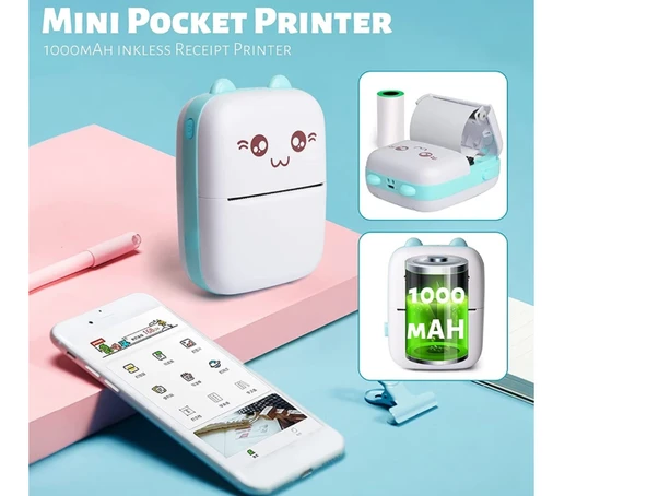 Mini Taşınabilir Yazıcı - 4