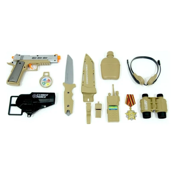 Power Gun Oyuncak Bıçak ve Dürbünlü Asker Seti