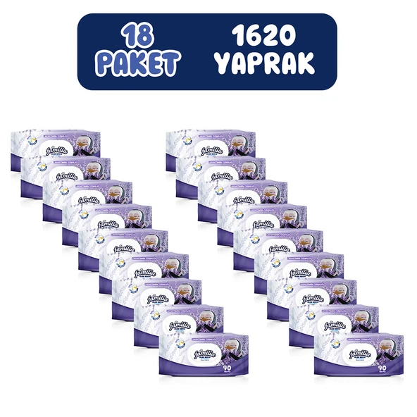 Familia Islak Havlu Lavantanın Ferahlığı 18x90lı (1620 Yaprak) - 2