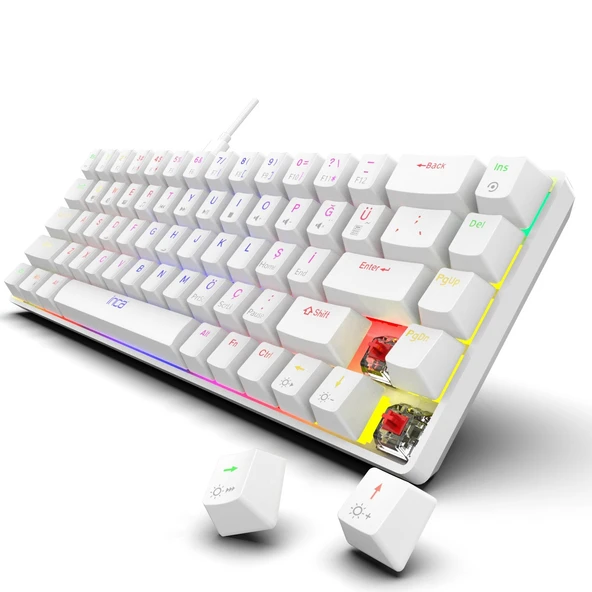 Inca IKG-453 Empousa 68 Keys Red Switch Full Rainbow Mechanical Keyboard - 8