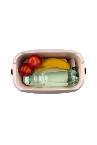 Polarbox  Deri Kayışlı Turkuaz Pembe Soğuk ve Sıcak Tutucu Yemek Çantası 6 Lt - 7